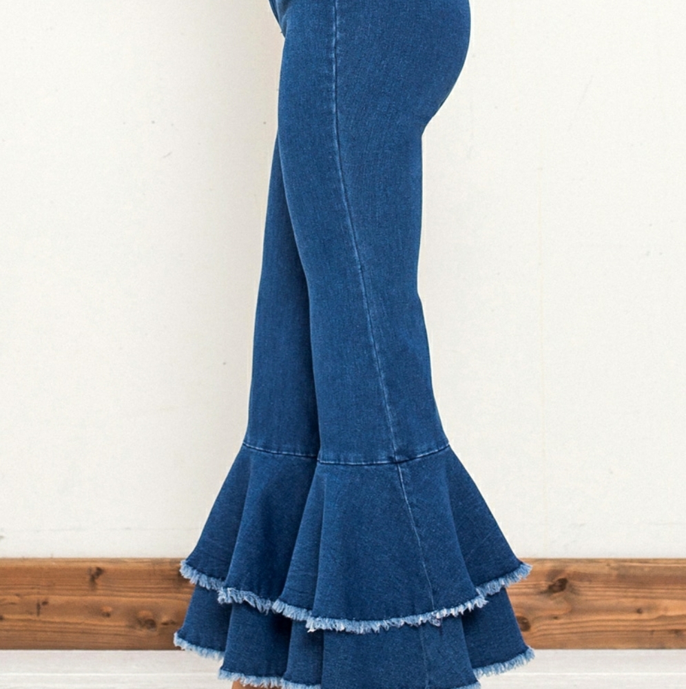 Jealous Tomato Bell Bottom Jeans - Picture 7 of 7